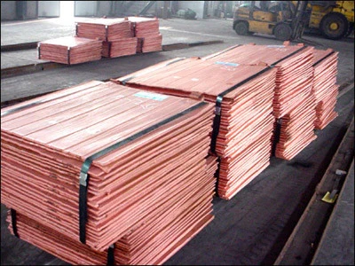Cathode de cuivre de prix d'usine de matériaux métalliques/ feuille de cuivre de plaque de cuivre pur