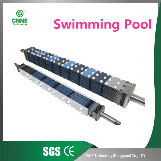 Anode en titane revêtue de haute qualité pour électrode de chlorinateur de piscine